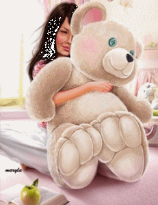 Gif câlin ours